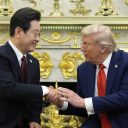 Trump meets with Korean leader Lee Jae-Myung by...?